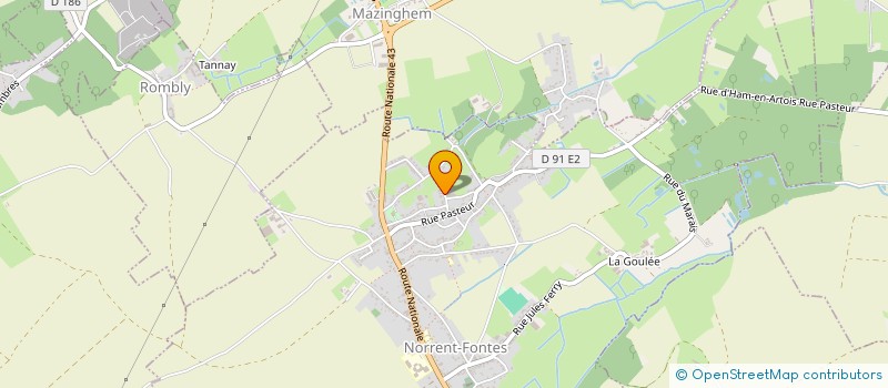 localisation de l'entreprise SCI LIBERTE  NORRENT-FONTES