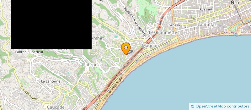 localisation de l'entreprise SCI LIBERTE à NICE