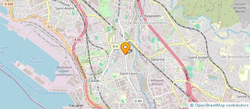 localisation de l'entreprise SCI LIBERTE à MARSEILLE