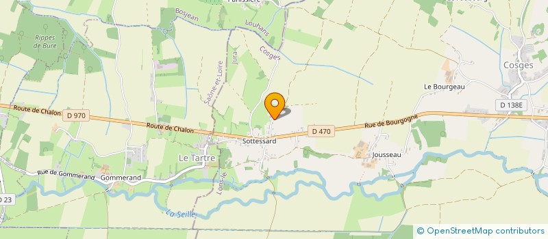 localisation de l'entreprise SCI LIBERTE  COSGES