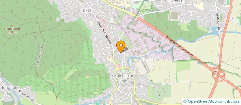 localisation de l'entreprise SCI LIBERTE  SOULTZ-HAUT-RHIN