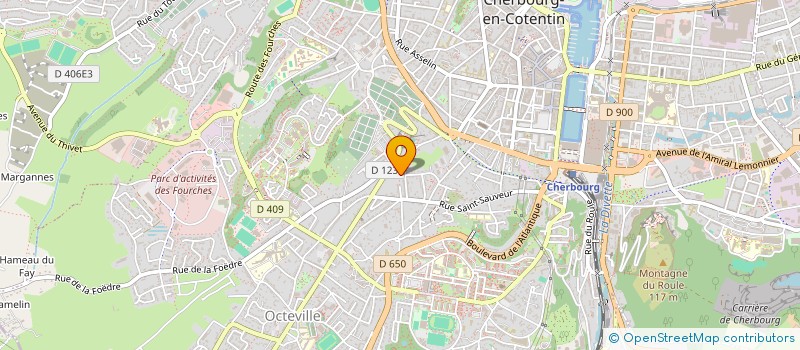 localisation de l'entreprise SCI LIBERTE à CHERBOURG-EN-COTENTIN