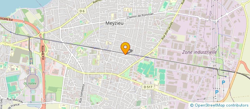 localisation de l'entreprise SCI LIBERTE  MEYZIEU