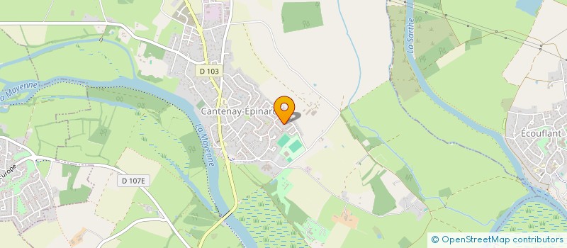 localisation de l'entreprise SCI LIBERTE  CANTENAY-EPINARD