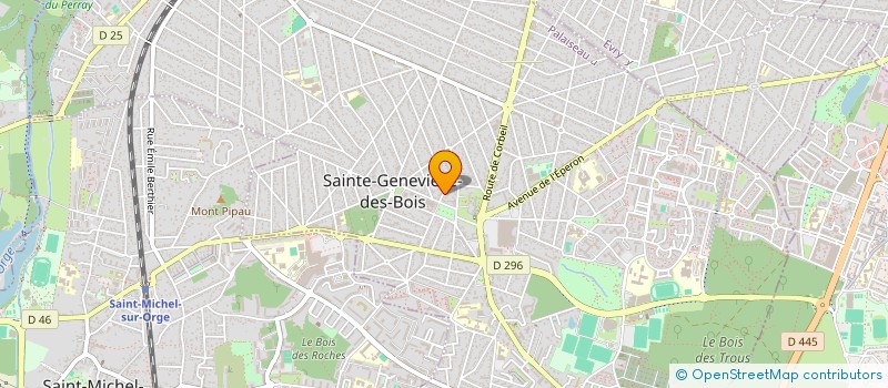 localisation de l'entreprise SCI LIBERTE à SAINTE-GENEVIEVE-DES-BOIS