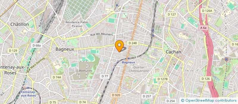 localisation de l'entreprise SCI LIBERTE à BAGNEUX