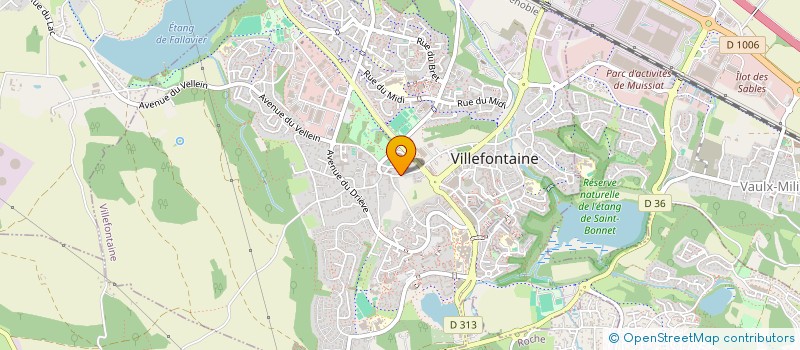 localisation de l'entreprise SCI LIBERTE  VILLEFONTAINE