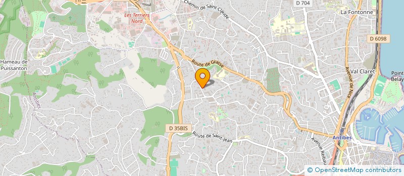 localisation de l'entreprise SCI LIBERTE à ANTIBES
