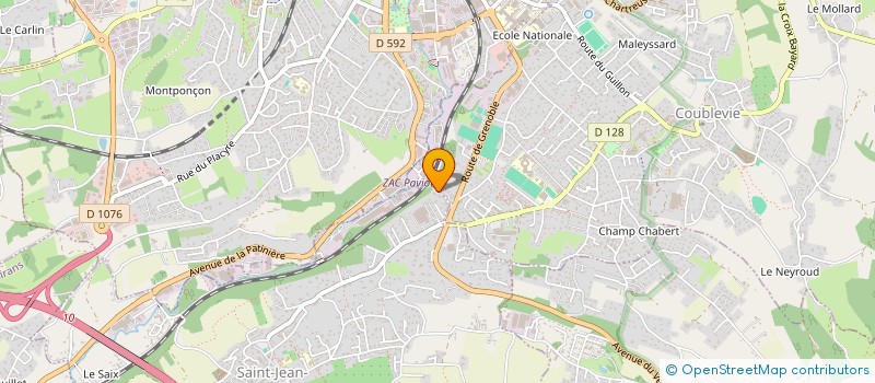 localisation de l'entreprise SCI LIBERTE  SAINT-JEAN-DE-MOIRANS