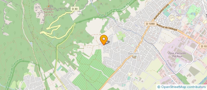 localisation de l'entreprise SCI LIBERTE  BERNIN