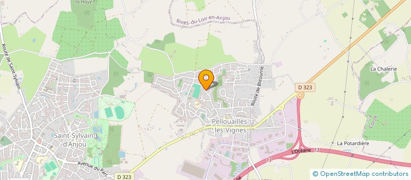 localisation de l'entreprise SCI LIBERTE AUTOMOBILE  VERRIERES-EN-ANJOU