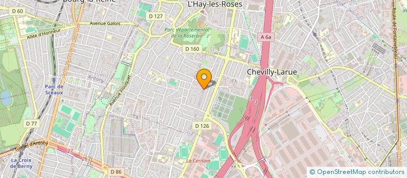 localisation de l'entreprise SCI LIBERTE-CHATILLON  L'HAY-LES-ROSES