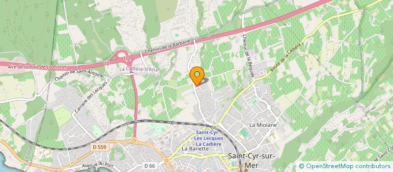 localisation de l'entreprise SCI LIBERTE CID à SAINT-CYR-SUR-MER