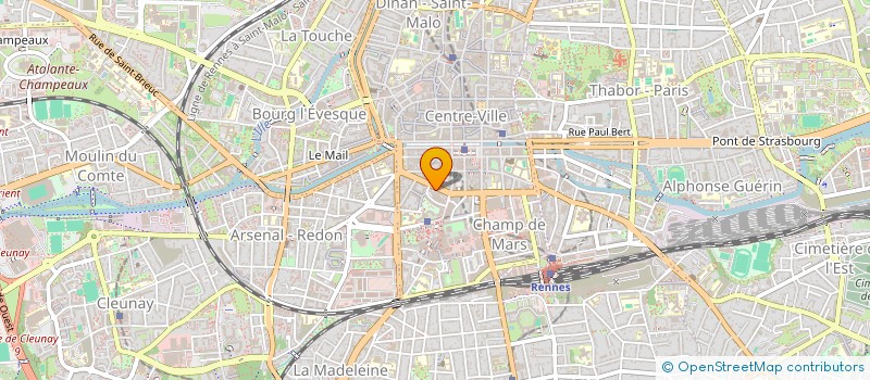 localisation de l'entreprise SCI LIBERTE D'ESPRIT  RENNES