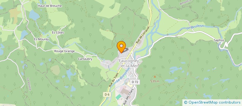 localisation de l'entreprise SCI LIBERTE DERRIERE LES PLANCHES  AMONT-ET-EFFRENEY