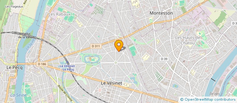 localisation de l'entreprise SCI LIBERTE JMM  LE VESINET