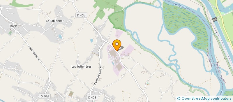 localisation de l'entreprise SCI LIBERTE L.M.  LES AVENIERES VEYRINS-THUELLIN