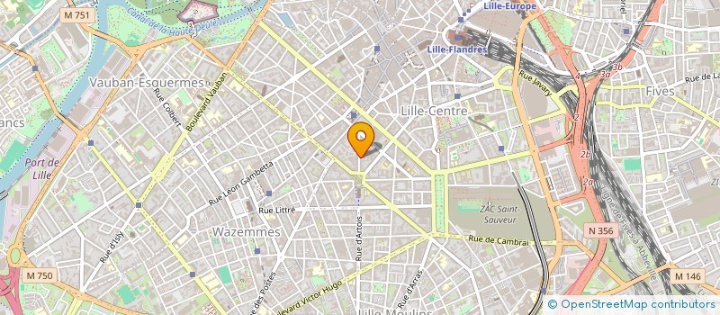 localisation de l'entreprise SCI LIBERTE-LEBLANC  LILLE