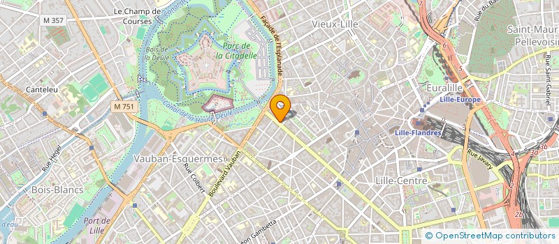 localisation de l'entreprise SCI LIBERTE MEDICALE à LILLE