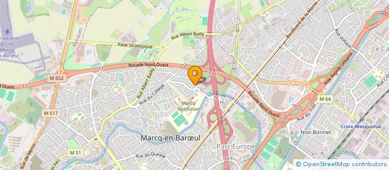 localisation de l'entreprise SCI LIBERTE NATIONALE à MARCQ-EN-BARŒUL