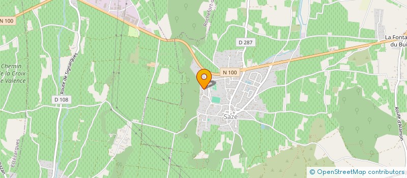 localisation de l'entreprise SCI LIBERTIMMO  SAZE