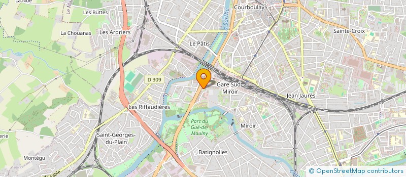 localisation de l'entreprise SCI LIBERTIMO  LE MANS