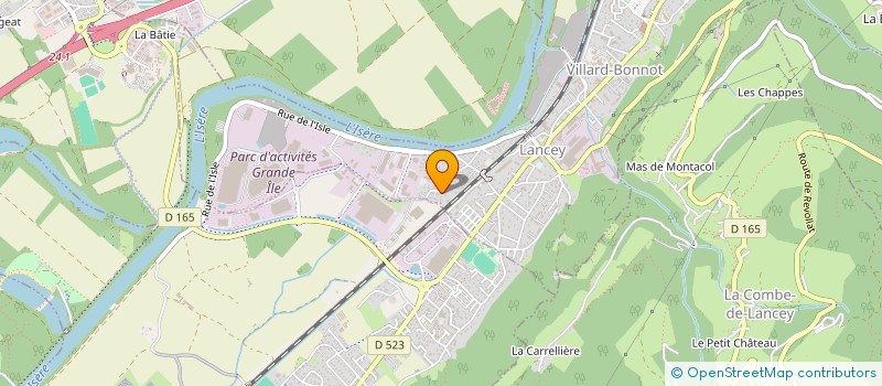 localisation de l'entreprise SCI LIBERTY  VILLARD-BONNOT