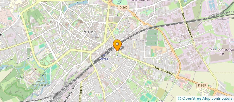 localisation de l'entreprise SCI LIBERTY à ARRAS