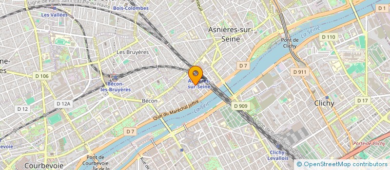 localisation de l'entreprise SCI LIBERTY à ASNIERES-SUR-SEINE