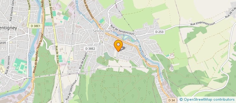 localisation de l'entreprise SCI LIBERTY  SELONCOURT