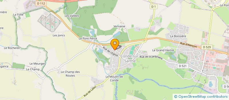 localisation de l'entreprise SCI LIBERTYS à CONDE-SUR-SARTHE