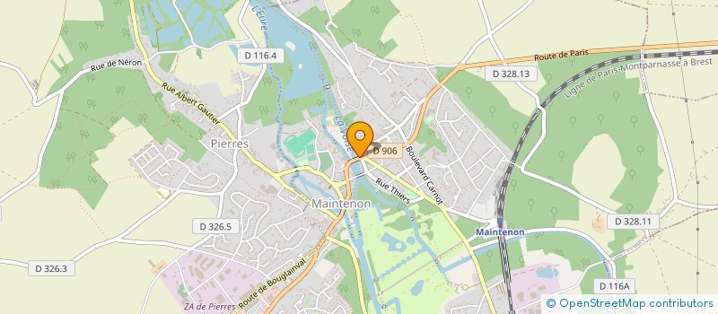 localisation de l'entreprise SCI LIBERYAN à MAINTENON
