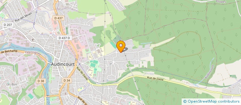 localisation de l'entreprise SCI LIBETTE  AUDINCOURT