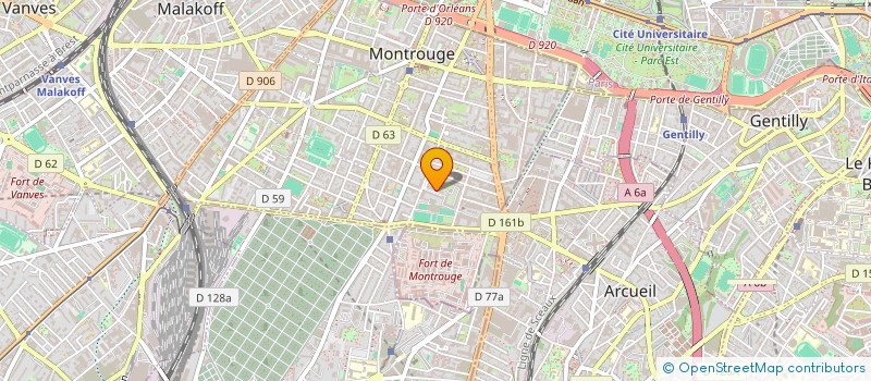 localisation de l'entreprise SCI LIBIME  MONTROUGE
