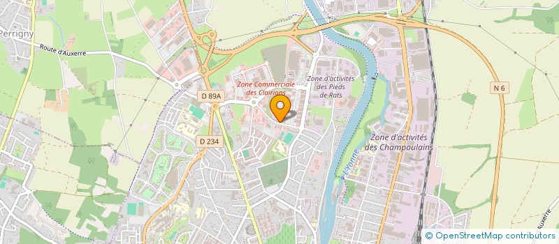 localisation de l'entreprise SCI LIBOLT à AUXERRE