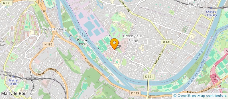 localisation de l'entreprise SCI LIBOURNE  CROISSY-SUR-SEINE