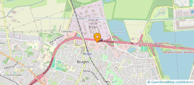 localisation de l'entreprise SCI LIBOURNE  BRUGES