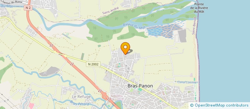 localisation de l'entreprise SCI LIBRA PATRIMOINE  BRAS-PANON