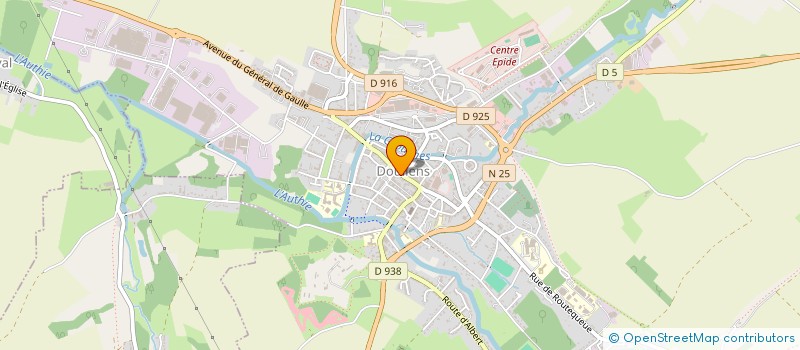 localisation de l'entreprise SCI LIBRA PRESSE  DOULLENS