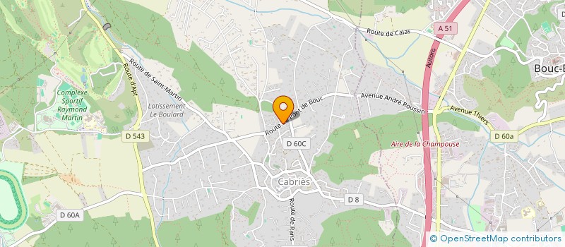 localisation de l'entreprise SCI LIBRAE  CABRIES