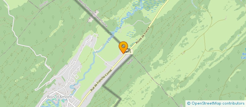 localisation de l'entreprise SCI LIBRES  BOIS-D'AMONT