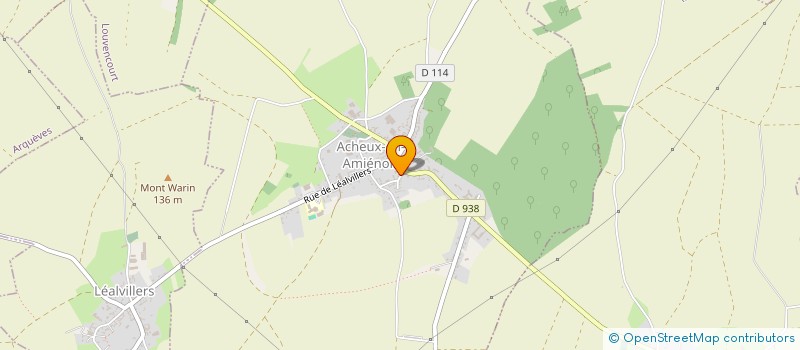 localisation de l'entreprise SCI LIBRI&CO à ACHEUX-EN-AMIENOIS