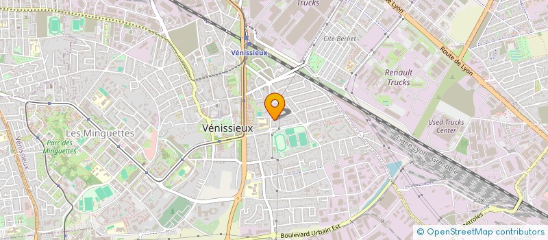 localisation de l'entreprise SCI LIC  VENISSIEUX