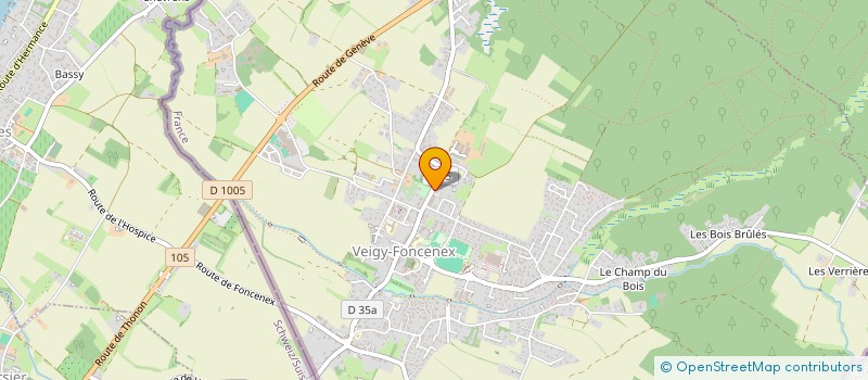 localisation de l'entreprise SCI LICAVER  VEIGY-FONCENEX