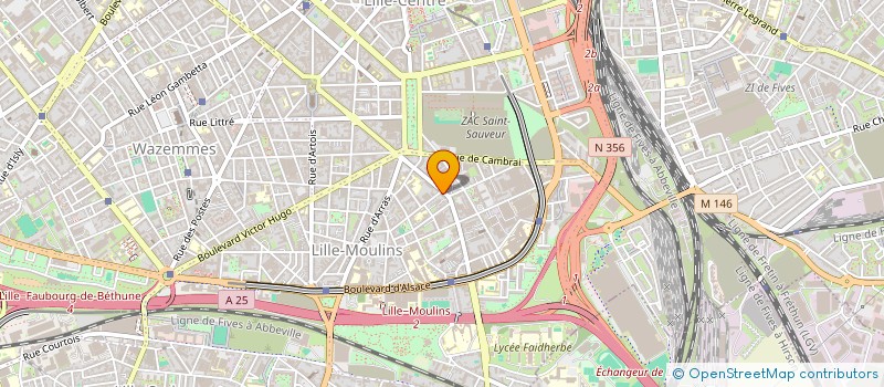 localisation de l'entreprise SCI LICEMA DIBACO à LILLE