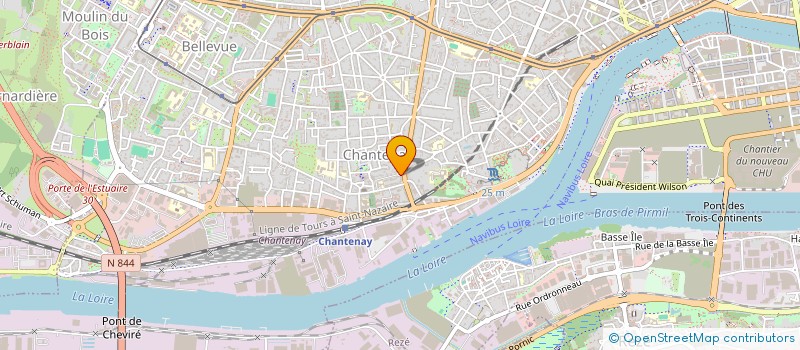 localisation de l'entreprise SCI LICES 28 à NANTES