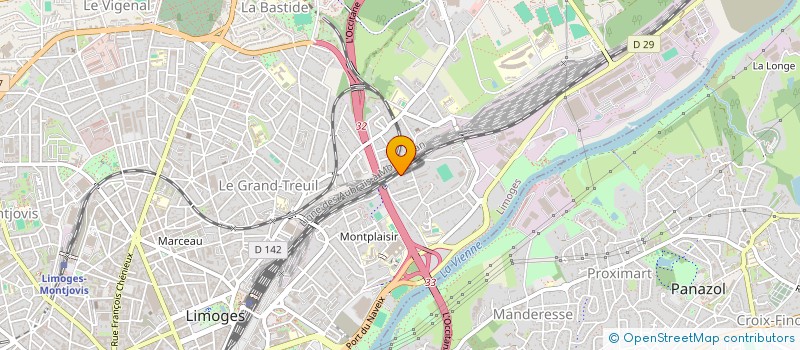 localisation de l'entreprise SCI LICHA à LIMOGES