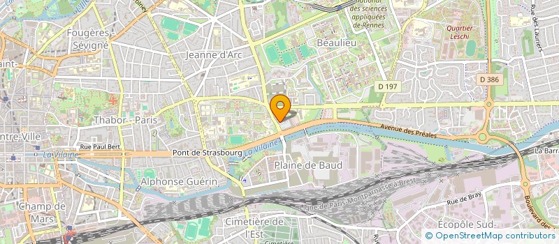 localisation de l'entreprise SCI LICINIUS  RENNES
