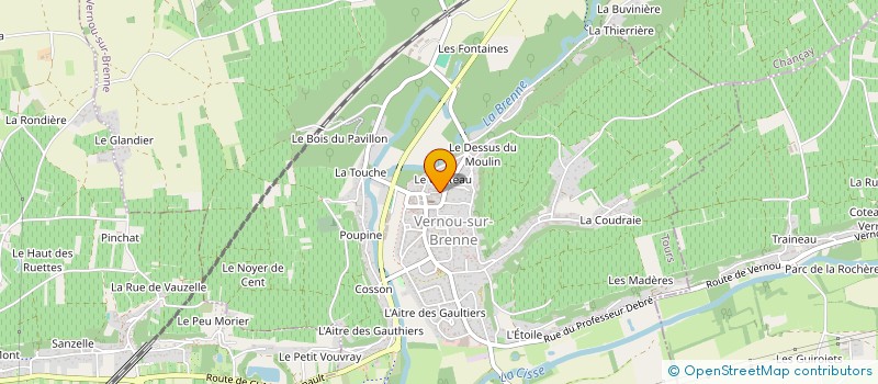 localisation de l'entreprise SCI LICLOSOLAUR à VERNOU-SUR-BRENNE