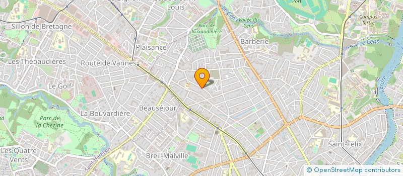 localisation de l'entreprise SCI LICOM à NANTES